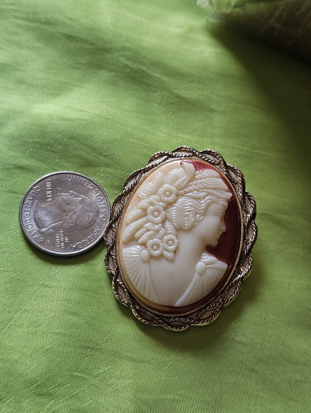 Besutiful Cameo Brooche